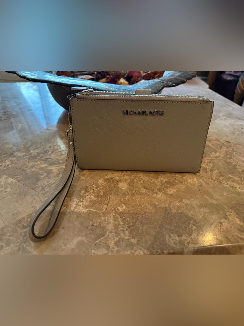 Michael Kors Adele Leather Smartphone Wallet